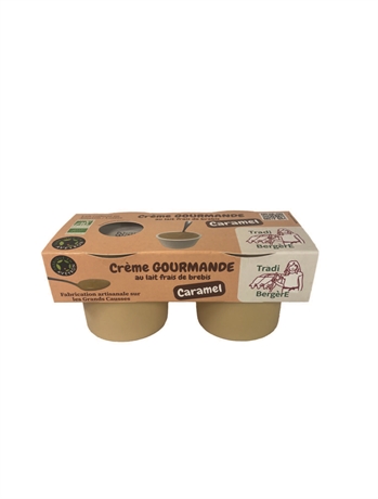 Crème gourmande brebis bio caramel